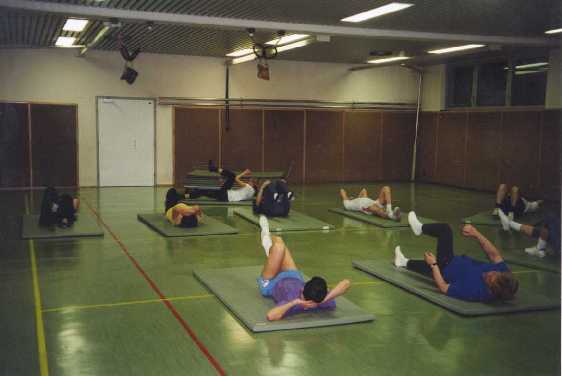 Foto - Gymnastik liegend